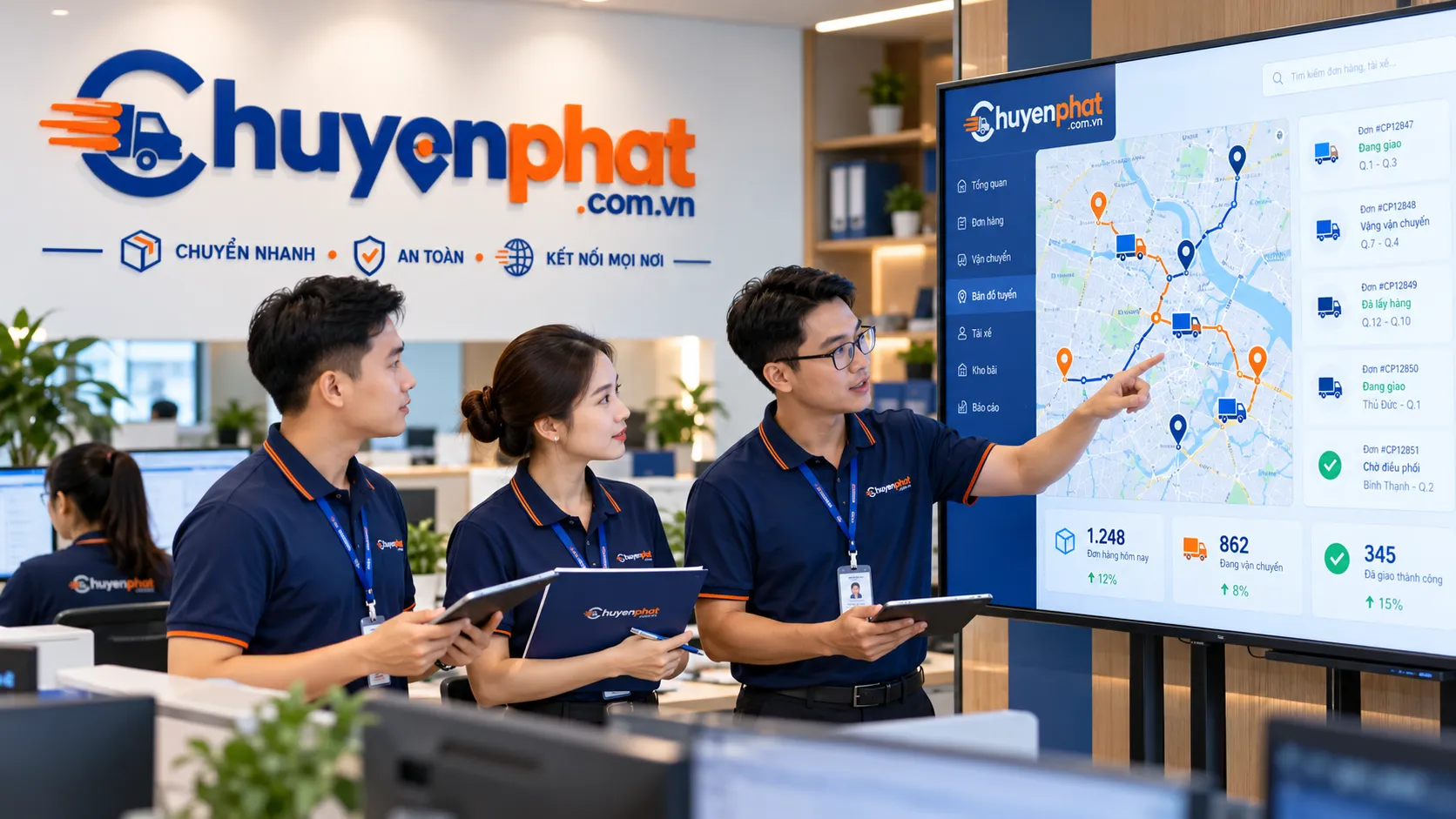 Điều phối tuyến vận chuyển đường bộ